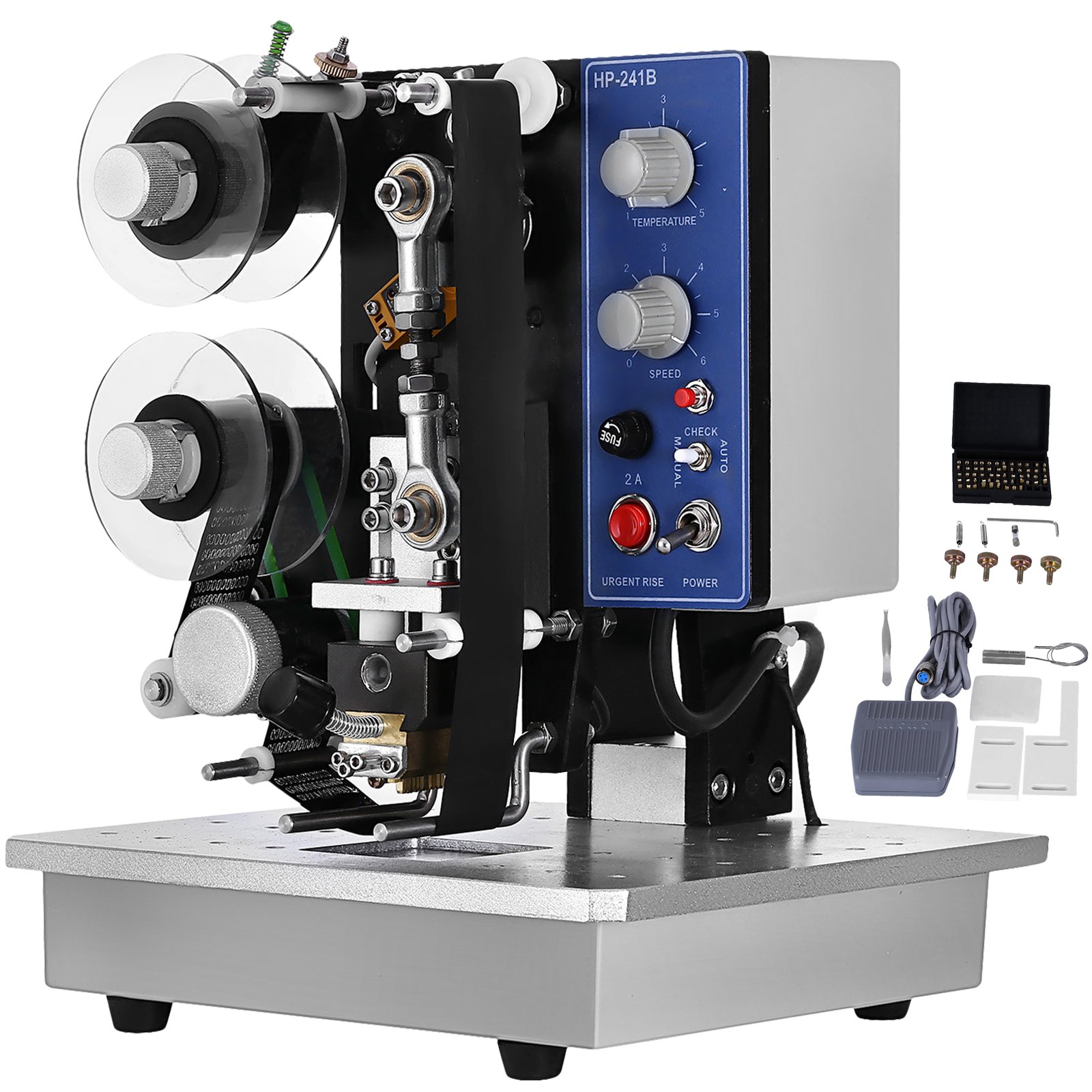 Brand Semi-automatic Electric Coder Hot Stamp Ribbon Coding Printer Machine