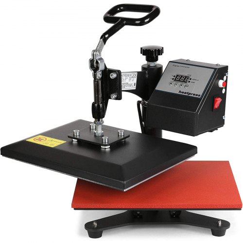 DIGITAL HEAT PRESS MACHINE T-SHIRT SUBLIMATION PRINTER TRANSFER 12"X10" PRESSING