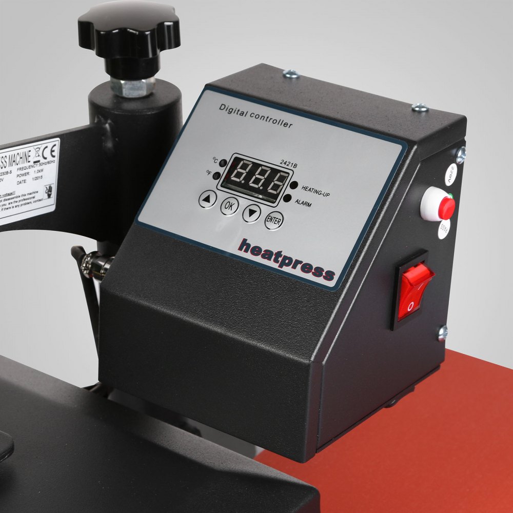 DIGITAL HEAT PRESS MACHINE T-SHIRT SUBLIMATION PRINTER TRANSFER 12"X10" PRESSING