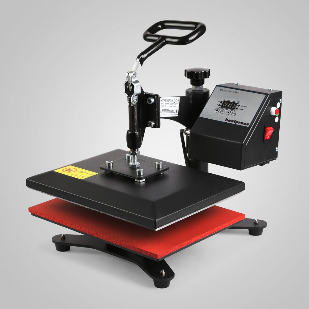 DIGITAL HEAT PRESS MACHINE T-SHIRT SUBLIMATION PRINTER TRANSFER 12"X10" PRESSING