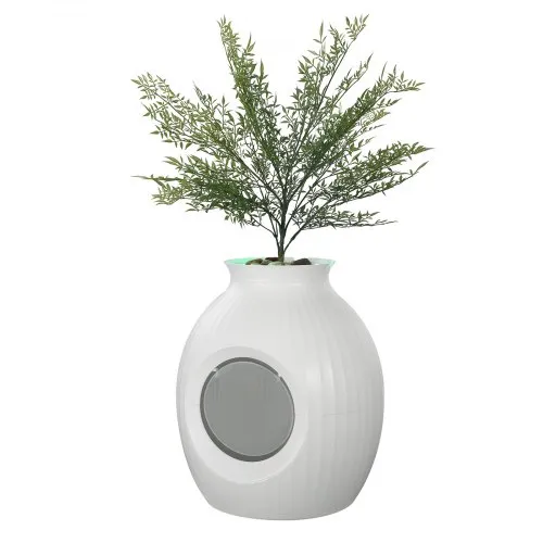 VEVOR Cat Litter Box with Plant  9.5" Entrance, ABS Build