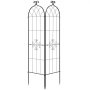 VEVOR Garden Trellis, 180 x 52.5 cm Rose Trellis, 2 Packs Garden Flower Rose Trellises with Powder-Coated Finish & Convenient Locking Design, Plant Support Trellises for Flowers, Vegetables, Roses