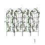 VEVOR 4 Packs Metal Garden Trellis for Climbing Plant Support 71x20 in Rustproof