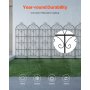 VEVOR 4 Packs Metal Garden Trellis for Climbing Plant Support 71x20 in Rustproof