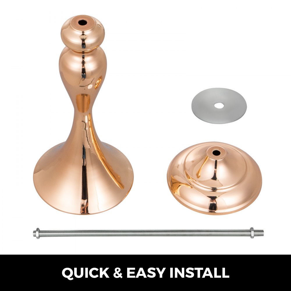 Gold Centerpieces for Wedding Candle Holder Candlestick Decoration Flower Rack