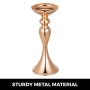 Gold Centerpieces for Wedding Candle Holder Candlestick Decoration Flower Rack