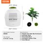 VEVOR Odor-Free Plant Cat Litter Box Hidden Cat Litter Box with Artificial Plant