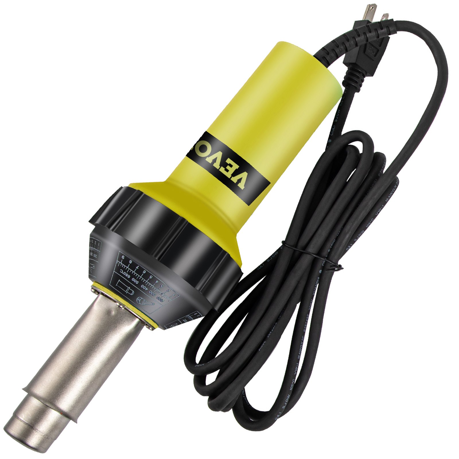 VEVOR Roofing Welder PVC Welding Gun 3 pcs 1000W 220V Hot Air Welding Tool Kit