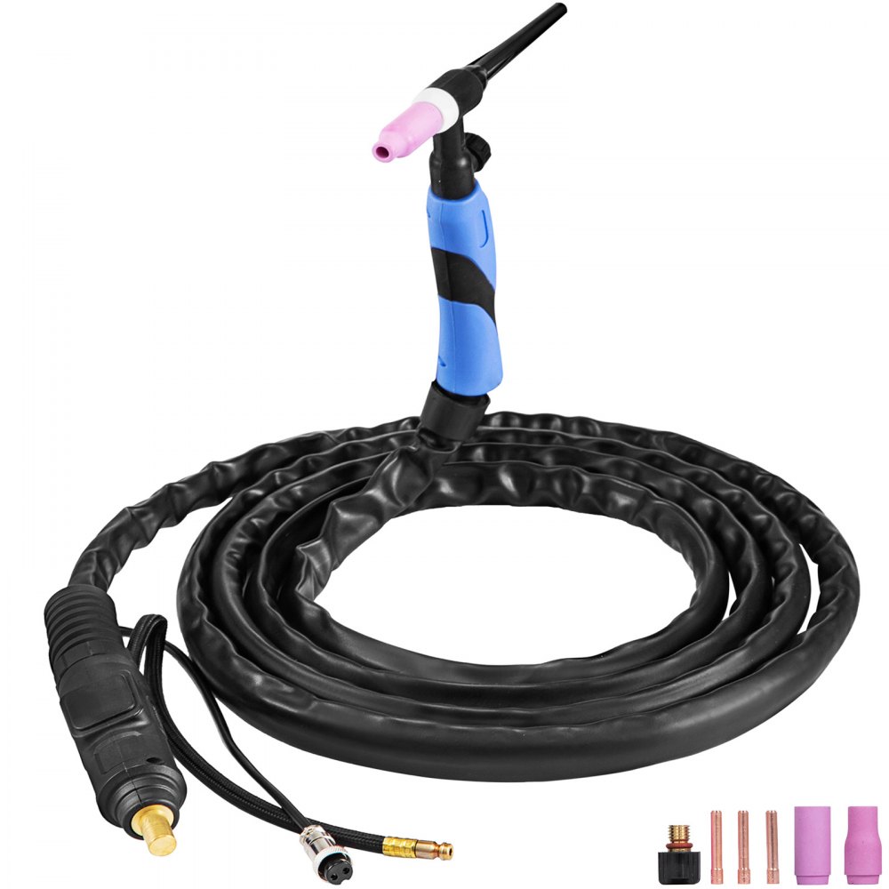 Tig Welding Torch Wp-26fv Flex-valve 200a 12.5' Air-cooled Welder Torch