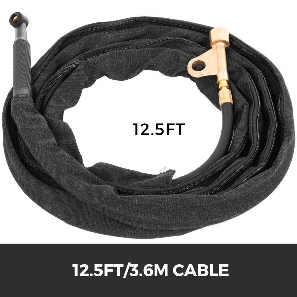 Wp-9 12 pies 125 amperios Antorcha de soldadura Tig refrigerada por aire 105z57 Adaptador de cable de alimentación