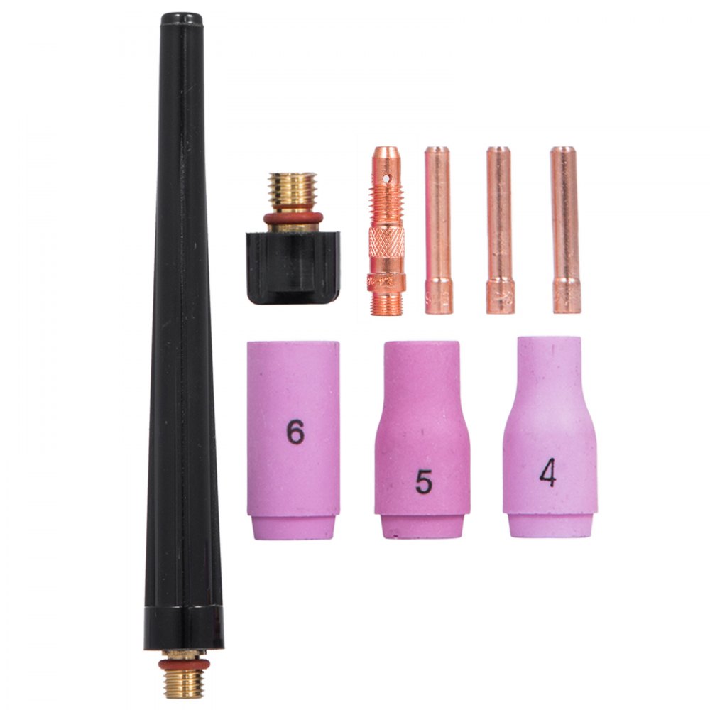 Wp-9 12 pies 125 amperios Antorcha de soldadura Tig refrigerada por aire 105z57 Adaptador de cable de alimentación