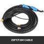 Lanterna de sudura Tig Wp9 25ft, racita cu aer, pistoleta de sudura Stinger Piese 125 Amp