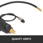 Lanterna de sudura Tig Wp9 25ft, racita cu aer, pistoleta de sudura Stinger Piese 125 Amp