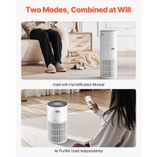 Air Purifier 1090 ft²/h True HEPA 11 Filter Air Cleaner for Home Large Room