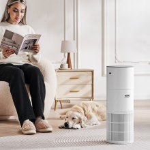 Air Purifier 1090 ft²/h True HEPA 11 Filter Air Cleaner for Home Large Room