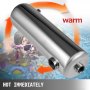 Pool Heat Exchanger Tube Shell Heat Exchanger 400kbtu Ss304 1"+2"fpt