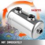 Pool Heat Exchanger Tube Shell Heat Exchanger 95k Ss304 Same Side 1"+ 1 1/2"fpt