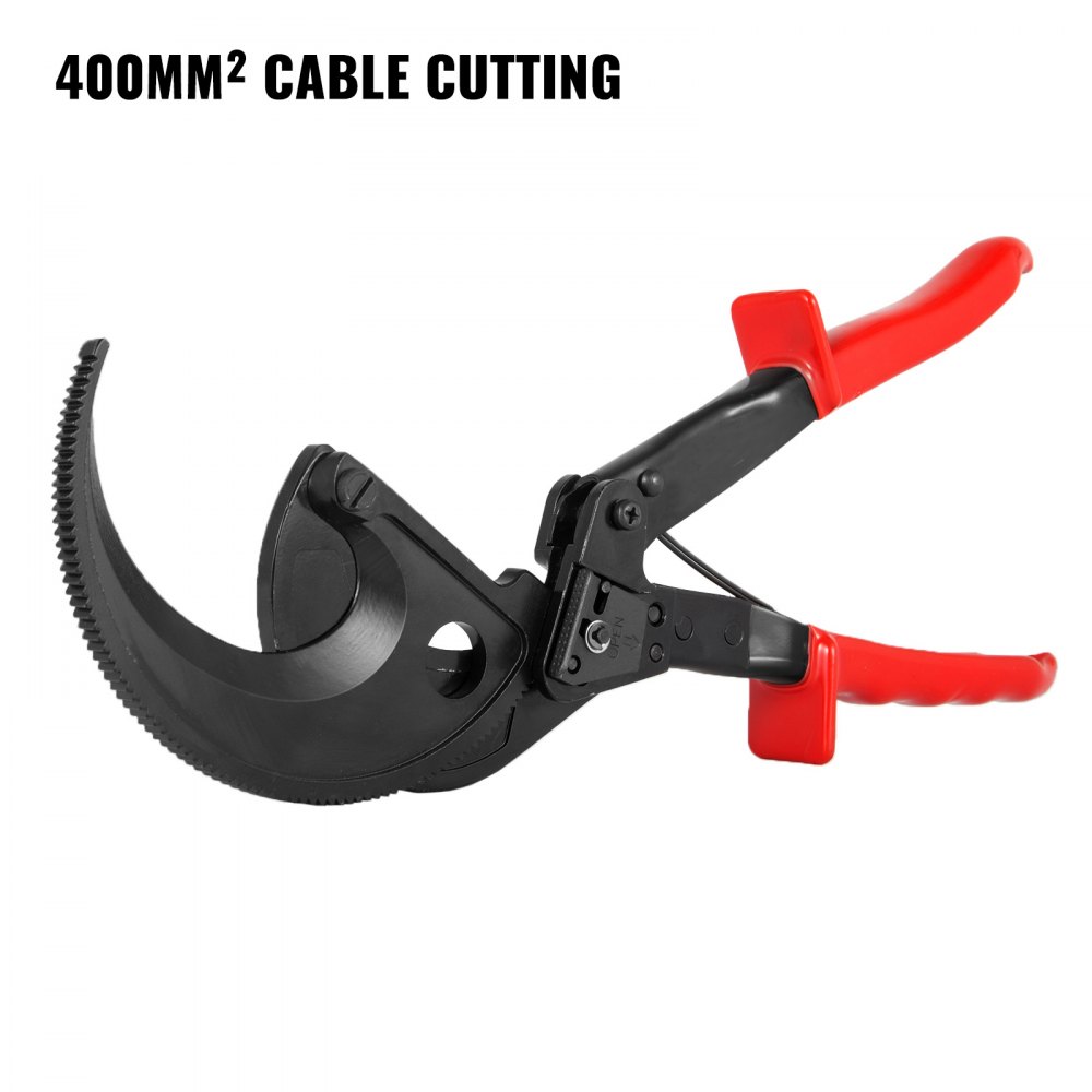 VEVOR Ratchet Cable Cutter Up To 400mm² Ratcheting Wire Cut Hand Tools 32mm