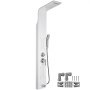 VEVOR 5 in1 Shower Panel Tower System Stainless Steel Multi-Function Shower Panel with Spout Rainfall Waterfall Massage Jets Tub Spout Hand Shower for Home Hotel Resort Split Type
