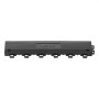 VEVOR Transition Edge Kit, 11-Piece, Durable PP Interlocking Modular Garage Floor Edging, Easy Installation, Edge Protection for Wet Area Restaurant, Only Compatible with VEVOR Drainage Mats, Black