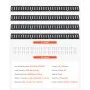 VEVOR E Track Tie Down Rail Kit, 5' Steel Rails, 4 Pack, Secure Cargo & Heavy Loads Up to 2000 lbs, Heavy Duty Etrack Rails with Screws for Garages, Vans, Trailers, Motorcycle Tie Downs, ATV Mountings