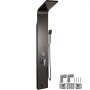 Stainless Steel Shower Panel Tower Waterfall&rain W/ Massage System Body Jet Tap