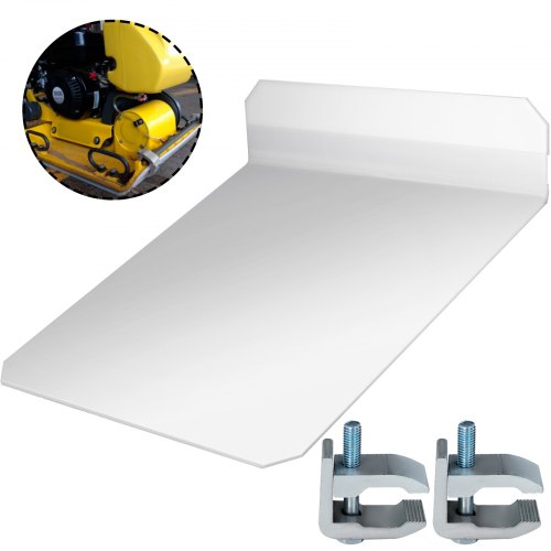 VEVOR Plate Compactor Pad Plate Compactor Tamper Pad Plate Tamper Pad Tamper Plate Mat for Wacker Plate Compactors Soil Compactor Compactor Machine Base Plate Cover Kit with Mounting Clamps