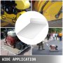 VEVOR Plate Compactor Pad Plate Compactor Tamper Pad Plate Tamper Pad Tamper Plate Mat for Wacker Plate Compactors Soil Compactor Compactor Machine Base Plate Cover Kit with Mounting Clamps