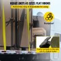 VEVOR Truck Straps 4"x30' Winch Straps with a Flat Hook Flatbed Tie Downs 15400lbs Load Capacity Flatbed Strap Cargo Control for Flatbeds, Trucks, Trailers, Farms, Rescues, Tree Saver, Yellow(4 Pack)