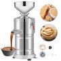 VEVOR peanut butter machine with stainless steel design and peanut butter bowls.