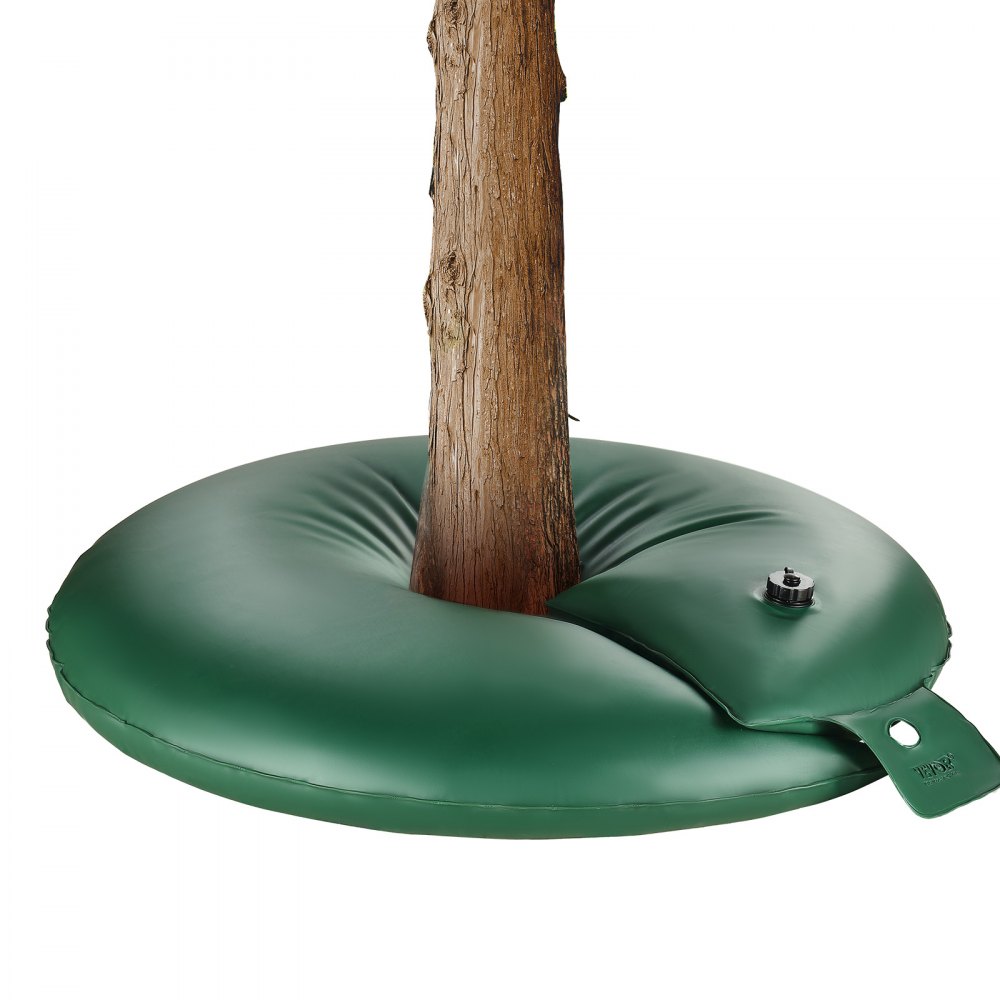 VEVOR Tree Watering Rings, 4 Pcs 20 Gallons Tree Watering Bags, 6-9 Hours Slow Release, Refillable Planting Water Bags, Water Saving, Heavy Duty Watering System for Shrub Tree Root Drip Irrigation