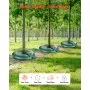 VEVOR Tree Watering Rings, 4 Pcs 20 Gallons Tree Watering Bags, 6-9 Hours Slow Release, Refillable Planting Water Bags, Water Saving, Heavy Duty Watering System for Shrub Tree Root Drip Irrigation