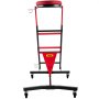 VEVOR Enredadera de motor automotriz, enredadera plegable de altura ajustable, capacidad de 400 libras, enredadera de motor de parte superior alta, con cuatro ruedas de 4 pulgadas, cubierta acolchada, para el hogar, garaje, mantenimiento de reparación de taller