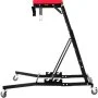 VEVOR Topside Automotive Engine Creeper, Adjustable Height Foldable Topside Creeper, 400LBS Capacity High Top Engine Creeper, w/ Four Casters, Padded Deck, for Home Garage, Workshop Repair Maintenance
