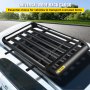 VEVOR Roof Rack Cargo Basket Universal Roof Rack Basket Aluminum Roof Mounted Cargo Rack 50X34.5 Inch for Car SUV Traveling Luggage Holder, with 220 LB Capacity