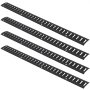 Kit de șine de fixare VEVOR E, set de 30 de bucăți șine de 5 ft include 4 șine de oțel și 2 fantă unică și 8 inele O și 8 elemente de legătură cu inel în D și 8 capace de capăt, accesorii de asigurare pentru marfă, motociclete și Biciclete