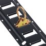 VEVOR e track tie-down rail kit with sturdy steel construction and a gold anchor ring detail.