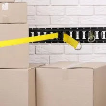 VEVOR E-Track Tie-Down Rail, 6PCS 5-FT Steel Rails w/Standard 1"x2.5" Slots, Compatible with O and D Rings & Tie-Offs and Ratchet Straps & Hooked Chains, for Cargo and Heavy Equipment Securing