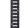 VEVOR E-Track Tie-Down Rail, 4PCS 8-FT Steel Rails w/Standard 1"x2.5" Slots, Compatible with O and D Rings & Tie-Offs and Ratchet Straps & Hooked Chains, for Cargo and Heavy Equipment Securing