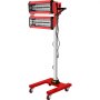 Lámpara de curado de pintura infrarroja VEVOR de 2000 W para hornear, calentador infrarrojo de onda corta, reparación de carrocerías de automóviles, secador/soporte de pintura