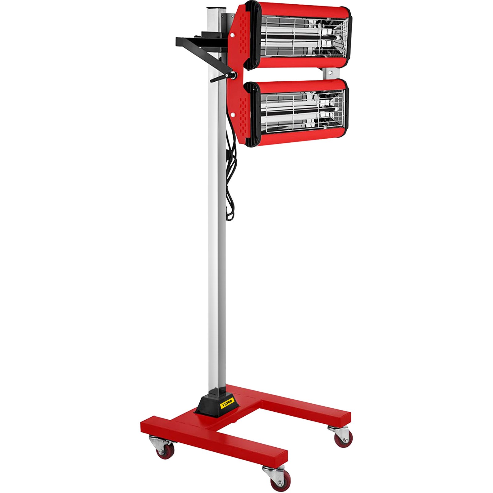 VEVOR 2000W Baking Infrared Paint Curing Lamp Short Wave Infrared Heater Car Bodywork Repair Paint Dryer/Stand