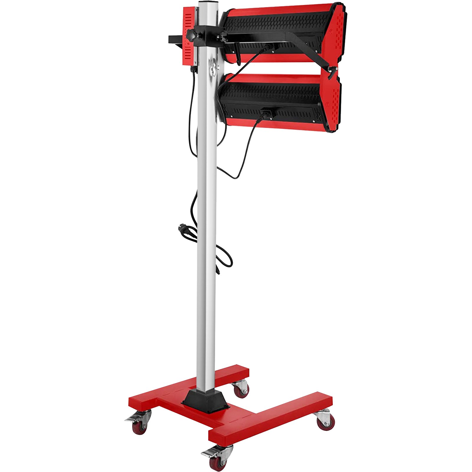 VEVOR 2000W Baking Infrared Paint Curing Lamp Short Wave Infrared Heater Car Bodywork Repair Paint Dryer/Stand