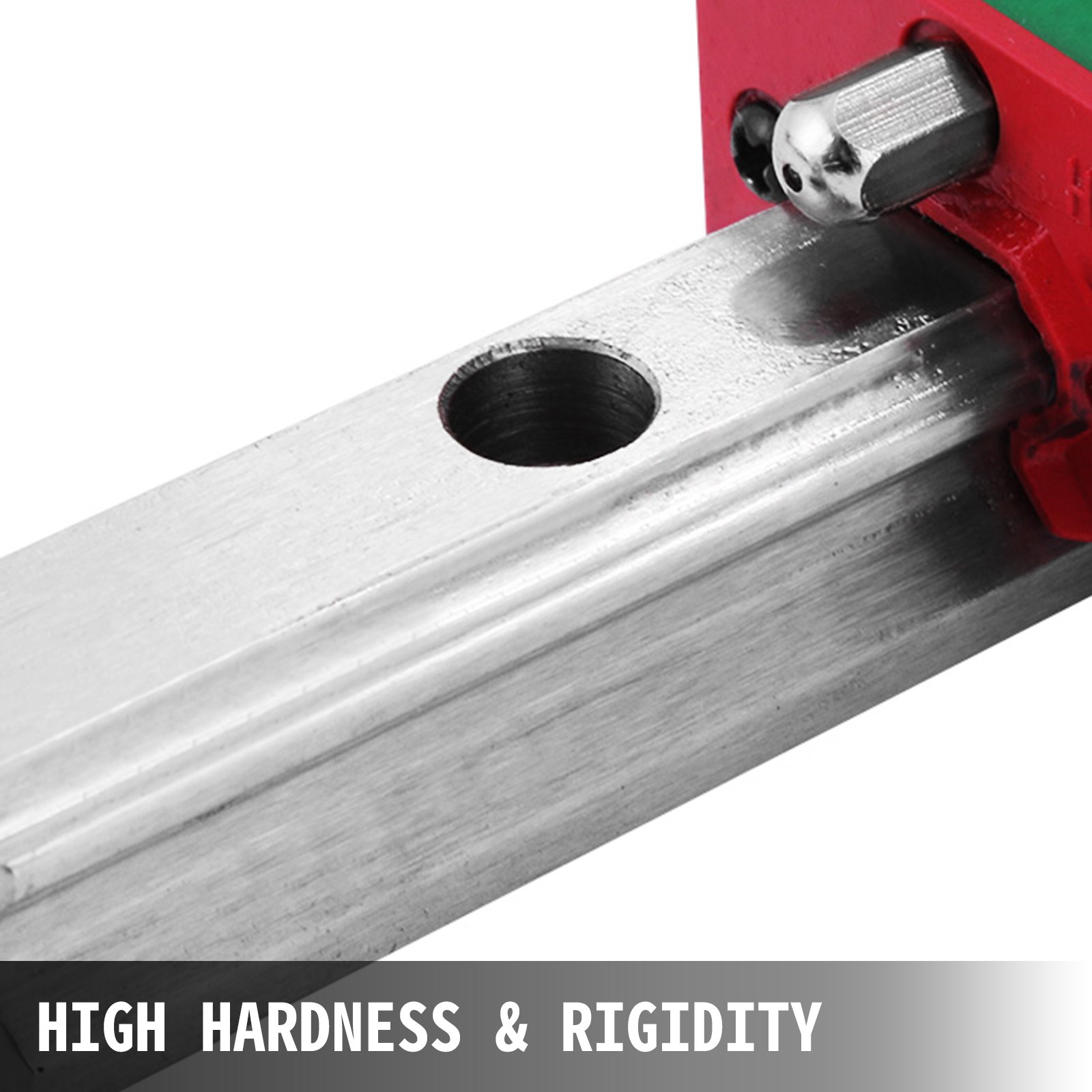 VEVOR Linear Rail 2Pcs 15-300mm Linear Guideway Rail + 4X Square Block CNC Set Bearing Smooth Motion High Rigidity Lathes
