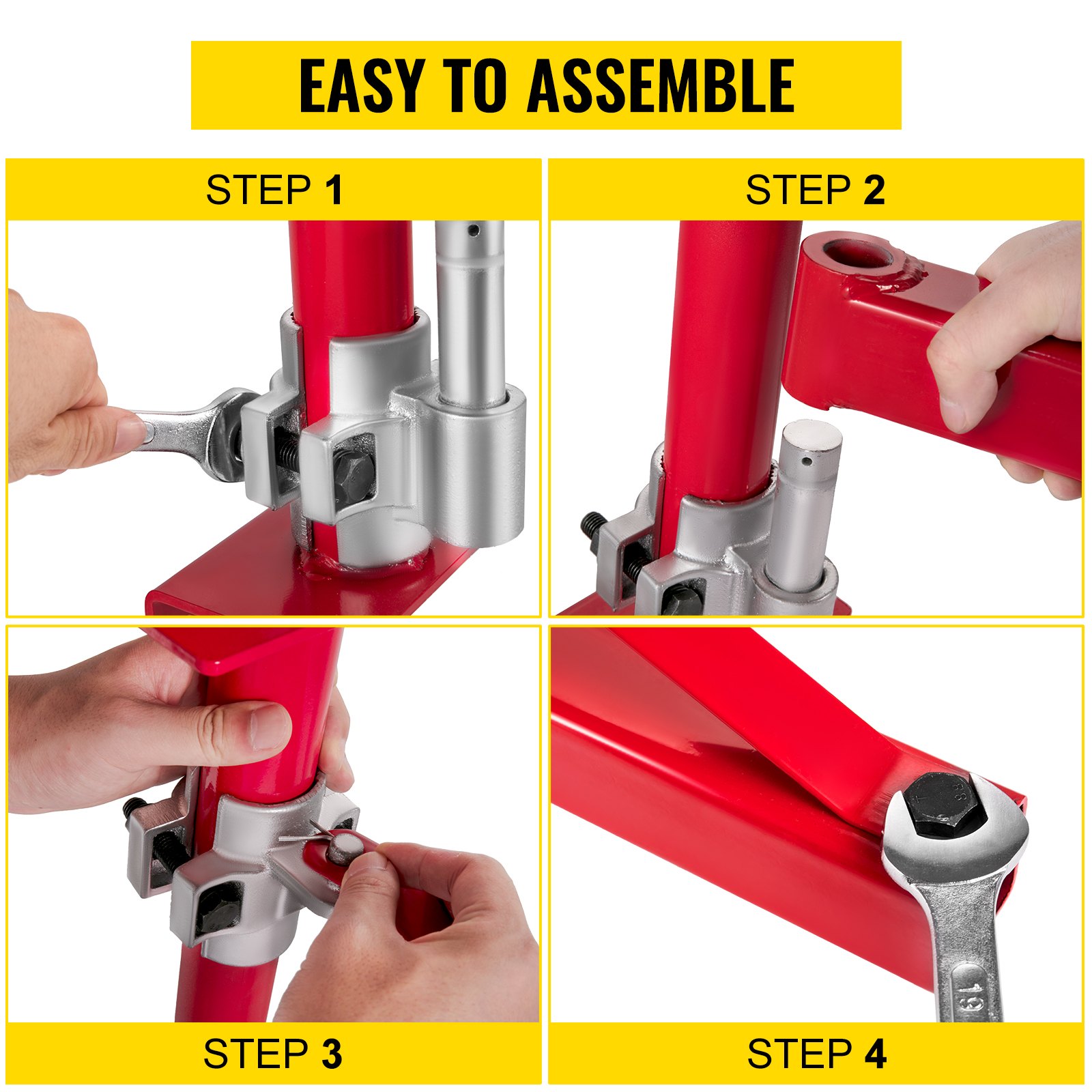 VEVOR Scaffold Electric Hoist Swing Arm 600/300kg, Pivoting Hoist Boom - 600Kg Lifting Winch Rotating Swinging Swivel Arm New 180°