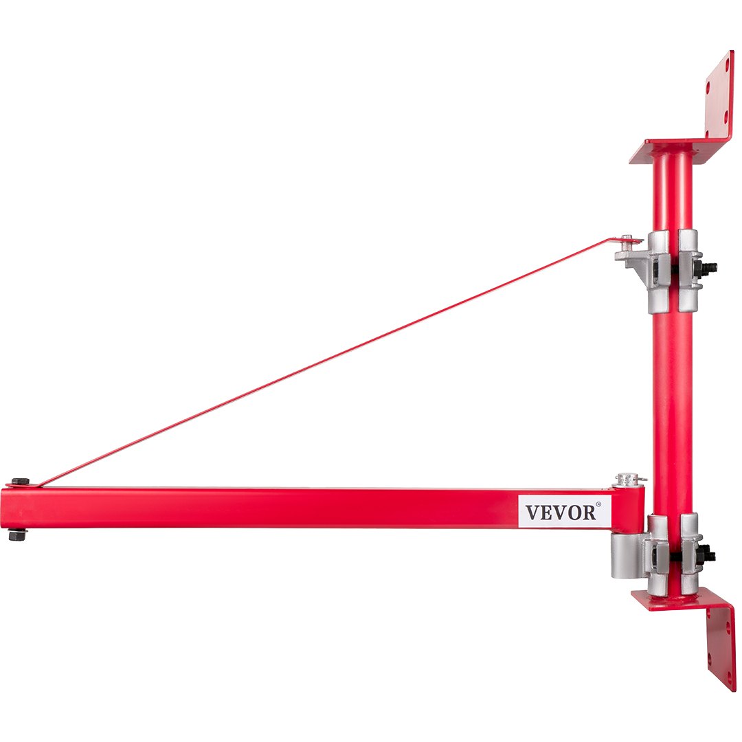 VEVOR Scaffold Electric Hoist Swing Arm 600/300kg, Pivoting Hoist Boom - 600Kg Lifting Winch Rotating Swinging Swivel Arm New 180°
