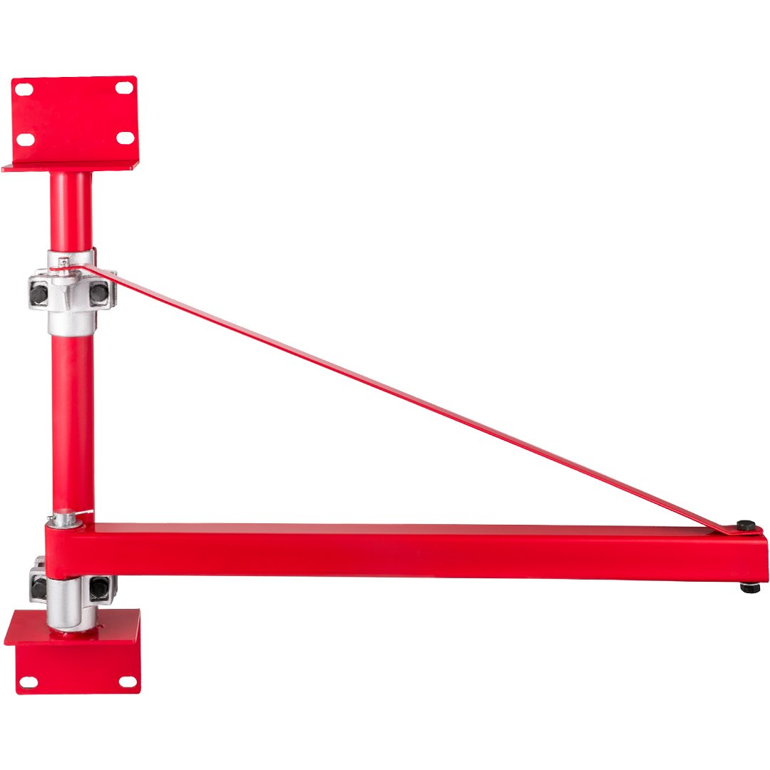 VEVOR Scaffold Electric Hoist Swing Arm 600/300kg, Pivoting Hoist Boom - 600Kg Lifting Winch Rotating Swinging Swivel Arm New 180°