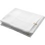 folded VEVOR welding blanket with brass grommets.