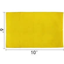 VEVOR 6 x 10 Ft Welding Blanket Gold Fiberglass Blanket Portable Fiberglass Fire Retardant Blanket Welding Mat Welding Fireproof Thermal Resistant Insulation With Carry Bag