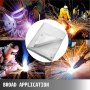 VEVOR Welding Blanket 243.8x304.8 cm Fiberglass Blanket Heavy-Duty Fire Retardant Blanket For Easy Hanging and Protection from Sparks & Splatters