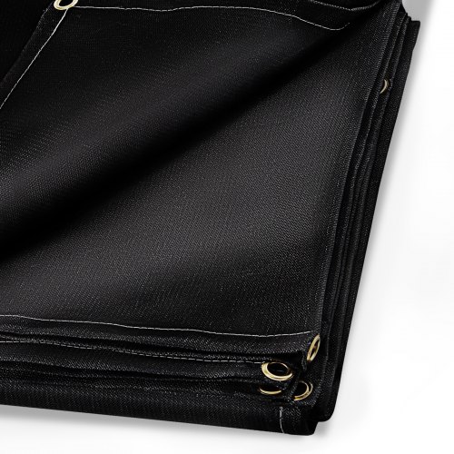 VEVOR Welding Blanket 8 x 10 FT Fiberglass Blanket Heavy-Duty Fire Retardant Blanket For Easy Hanging and Protection from Sparks & Splatters